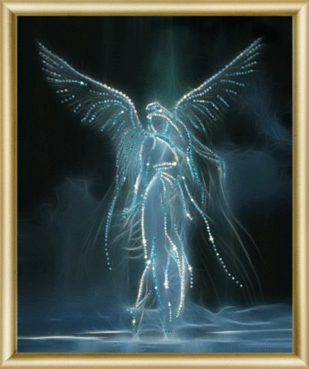 Набір картина стразами Чарівна Мить КС-037 Нічний янгол