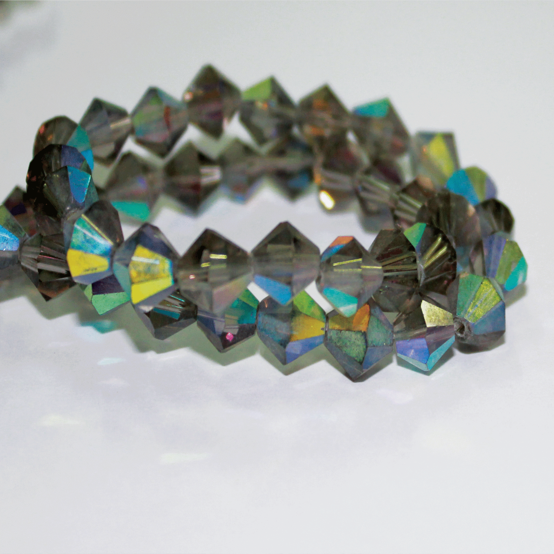 11304/029HRBC,8MM,54шт/нитка Crystal Art намистини