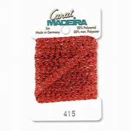 415/9724 Декоративна металізована тасьма Carat Madeira 4 мм*5м