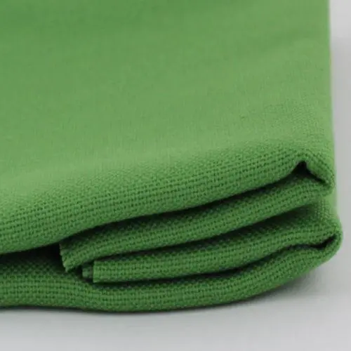 Тканина для вишивання ТПК-190-1 3/57 Онікс (домоткане полотно №30), зелена, 48% бавовна, 52% п/е, ширина 1,5м