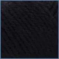 Прядиво для вязання Valencia Arizona, 620 (black) колір, 97% полірована вовна, 3% кашемір