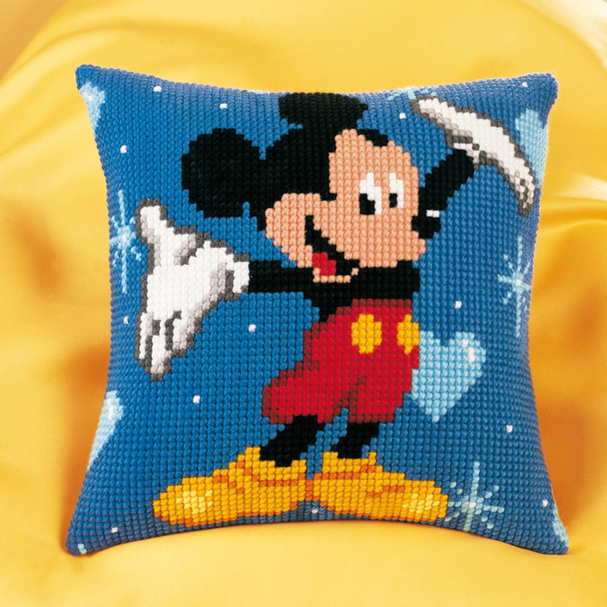 PN-0014602 Набір для вишивання хрестом (подушка) Vervaco Disney Mickey Mouse