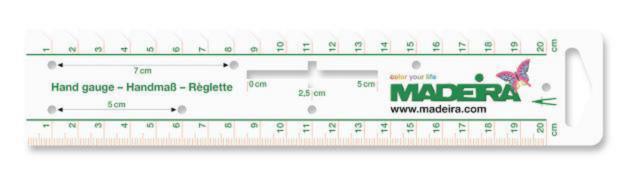9468 Універсальна лінейка для рукоділля,20 см