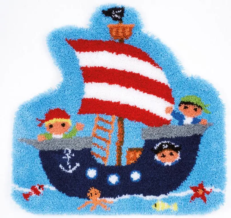 PN-0157787 Набір для вишивання килимка Vervaco Pirate Ship Піратський корабель