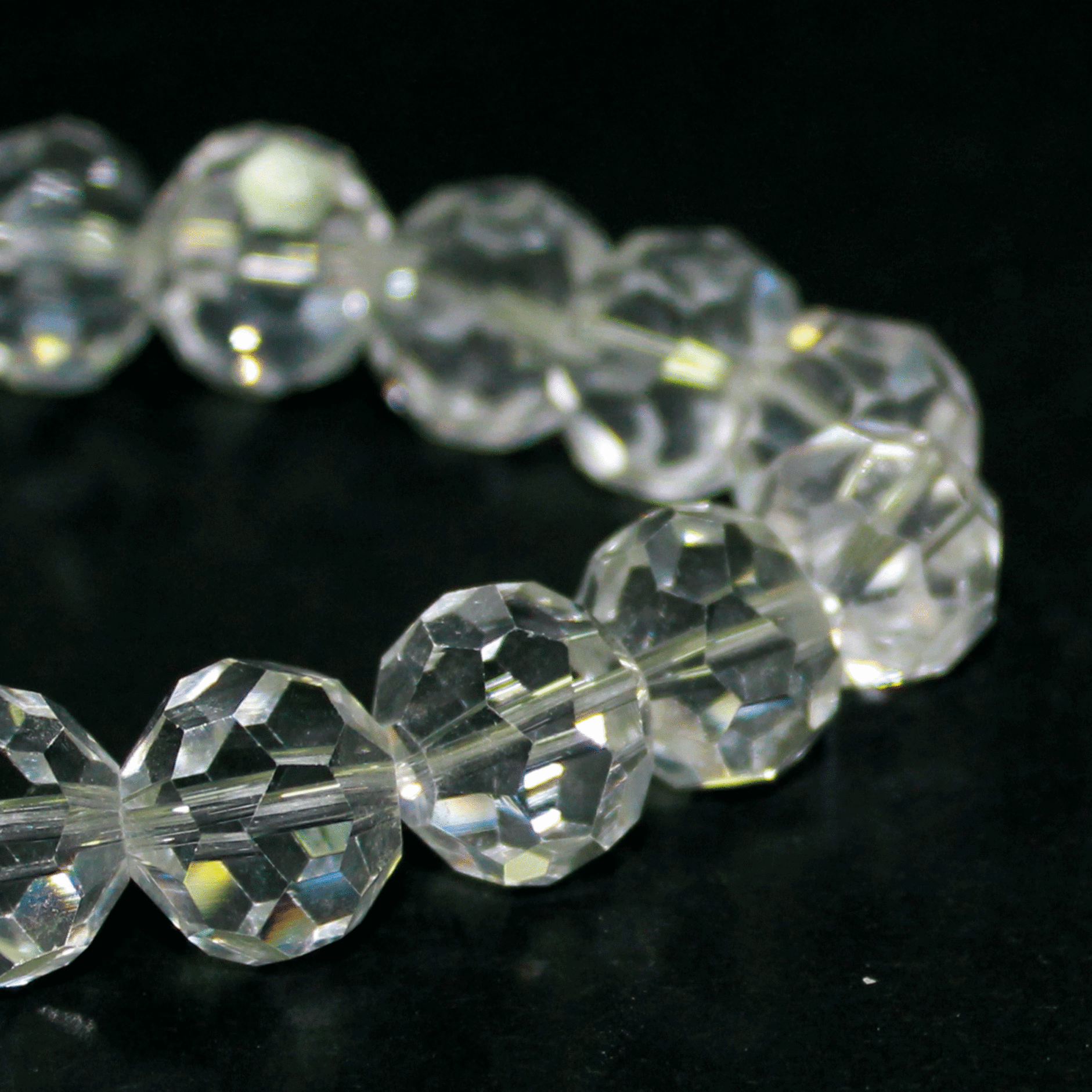 11326/001C,12MM,37шт/нитка Crystal Art намистини