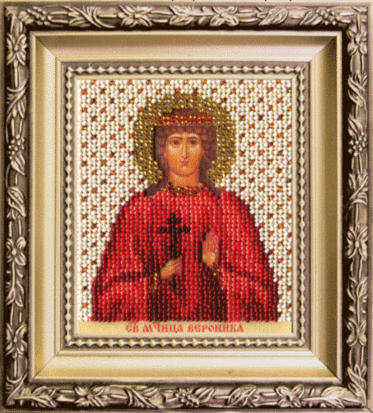 Набір для вишивання бісером Чарівна Мить Б-1215 Ікона свята мучениця Вероніка