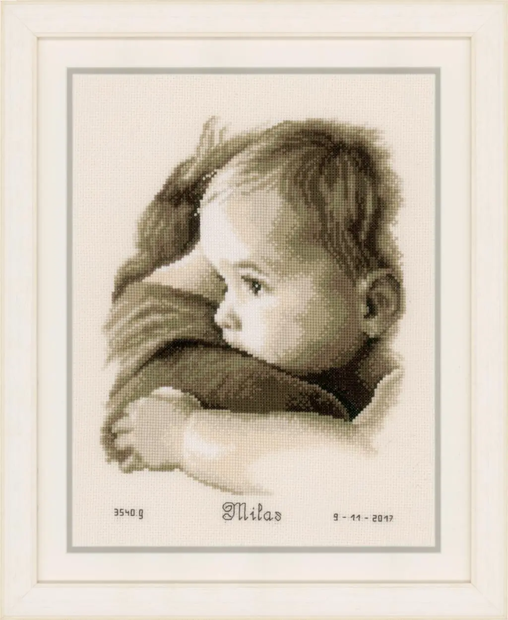 PN-0158510 Набір для вишивання хрестом Vervaco Baby Hug Обійми дитини