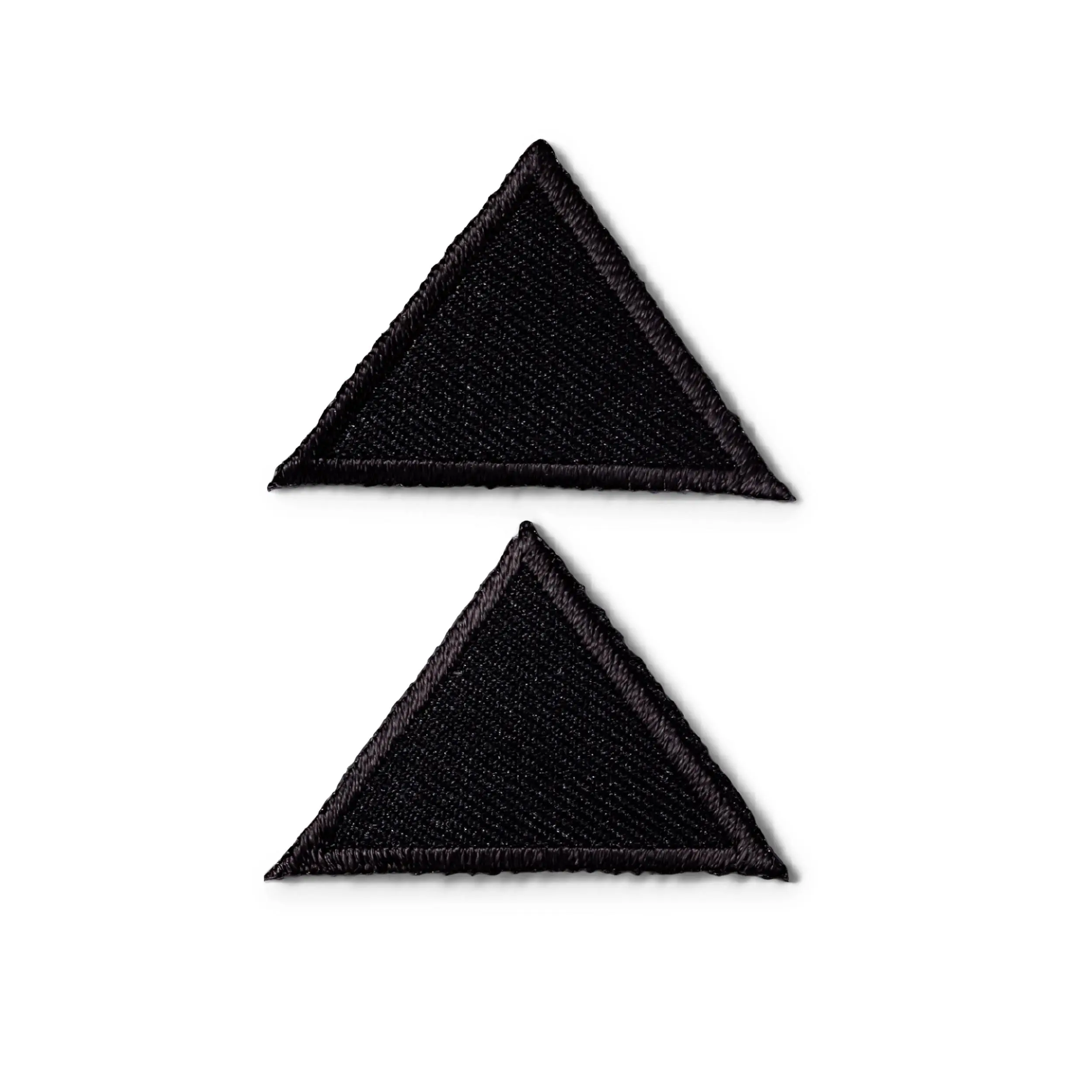 925275 Термоаплікація маленька, трикутники (чорна), Prym