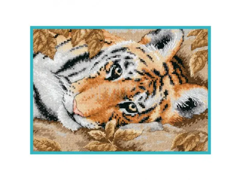 65056 Набір для вишивання хрестом DIMENSIONS Beguiling Tiger Привабливий тигр 
