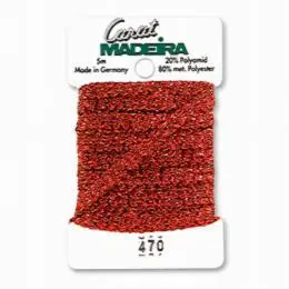 470/9724 Декоративна металізована тасьма Carat Madeira 4 мм*5м