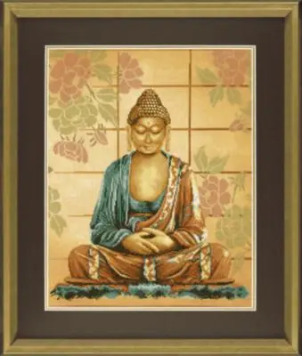 PN-0008040 Набір для вишивки хрестом LanArte Buddha Будда