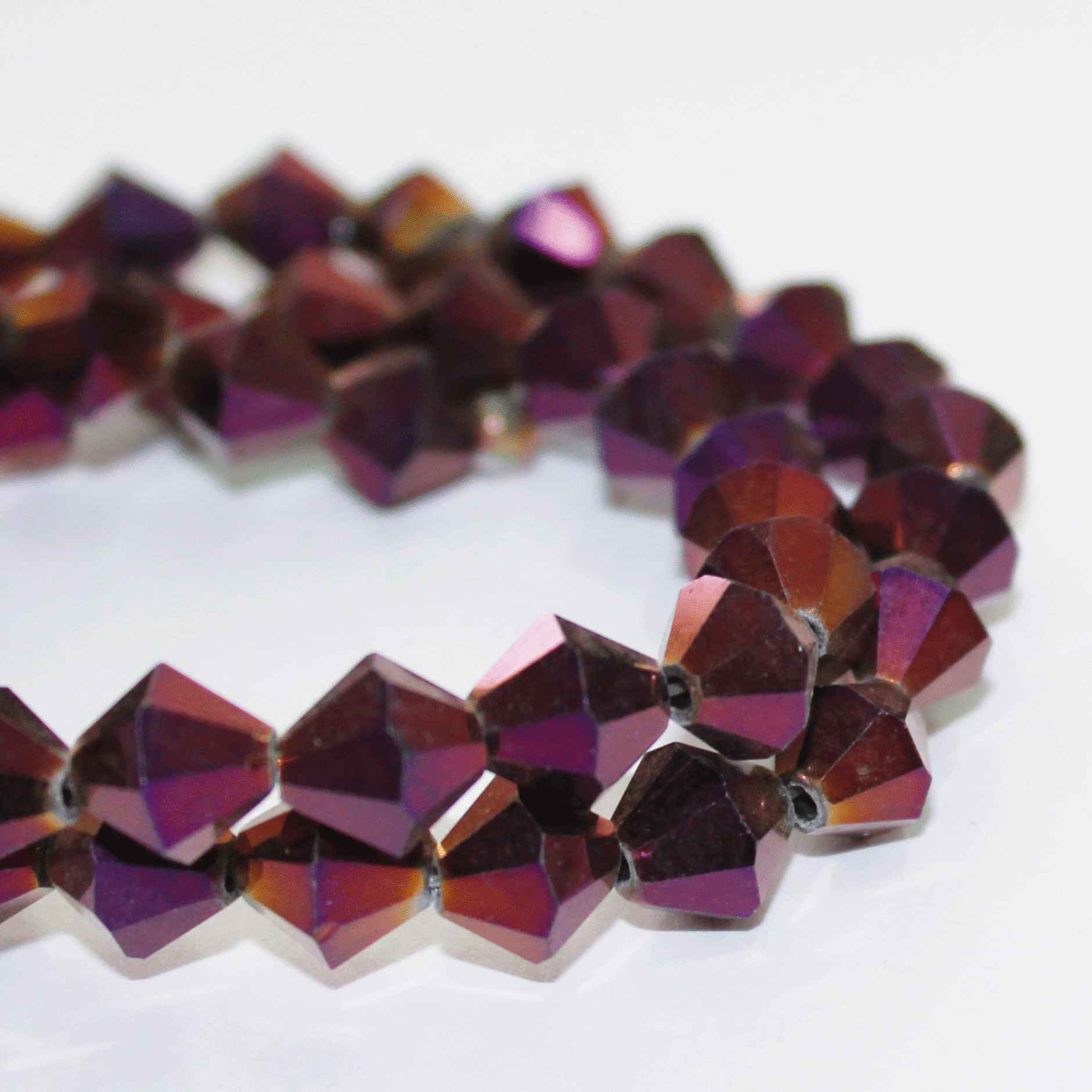 11304  PURPLE/нитка Crystal Art намистини