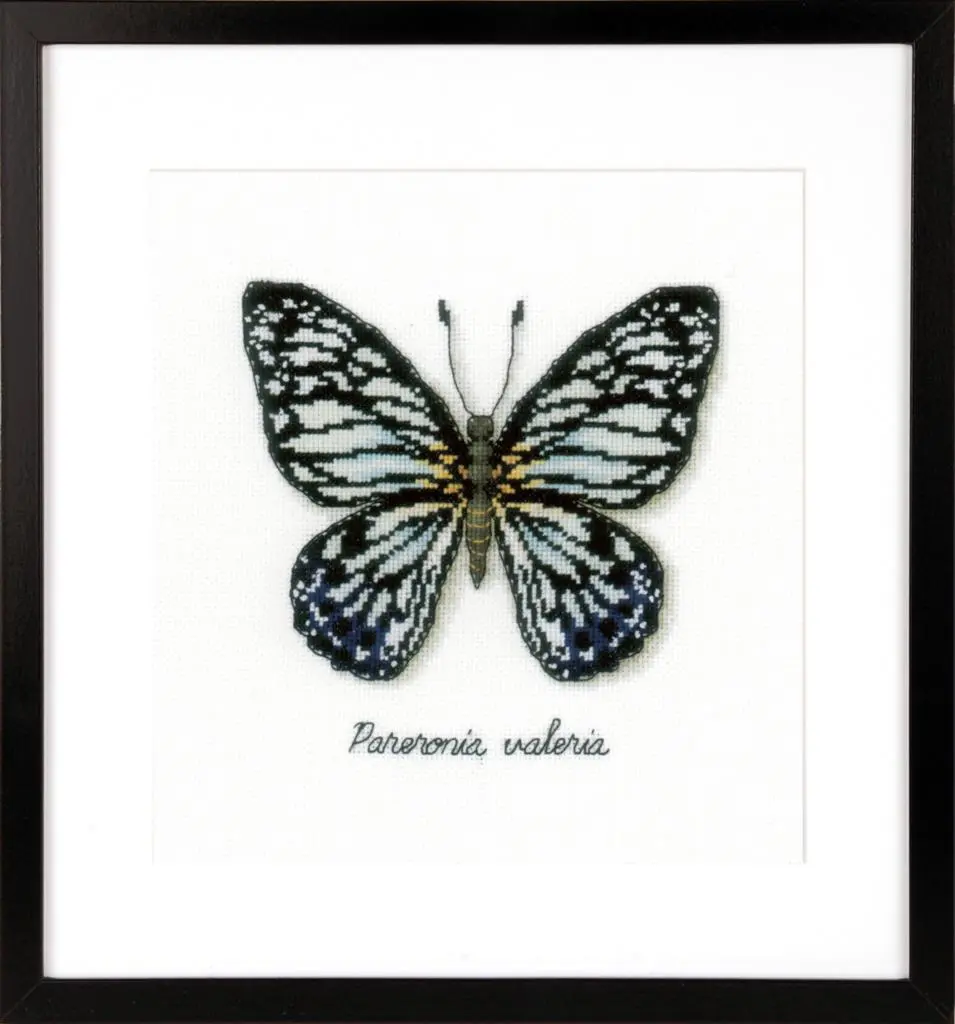 PN-0165403 Набір для вишивання хрестом Vervaco Блакитний метелик