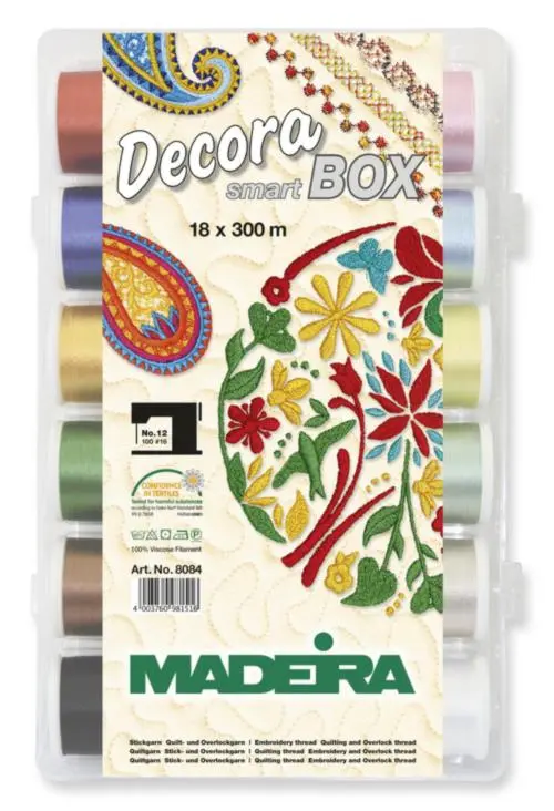 8084 Набір ниток Decora №12 (18x300м)