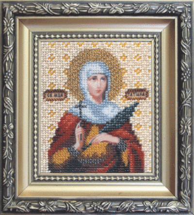 Набір для вишивання бісером Чарівна Мить Б-1029 Ікона свята мучениця Тетяна