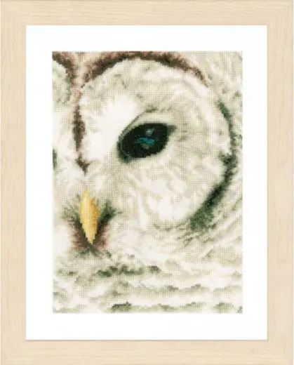 PN-0163781 Набір для вишивки хрестом LanArte Snowowl Сніжна сова