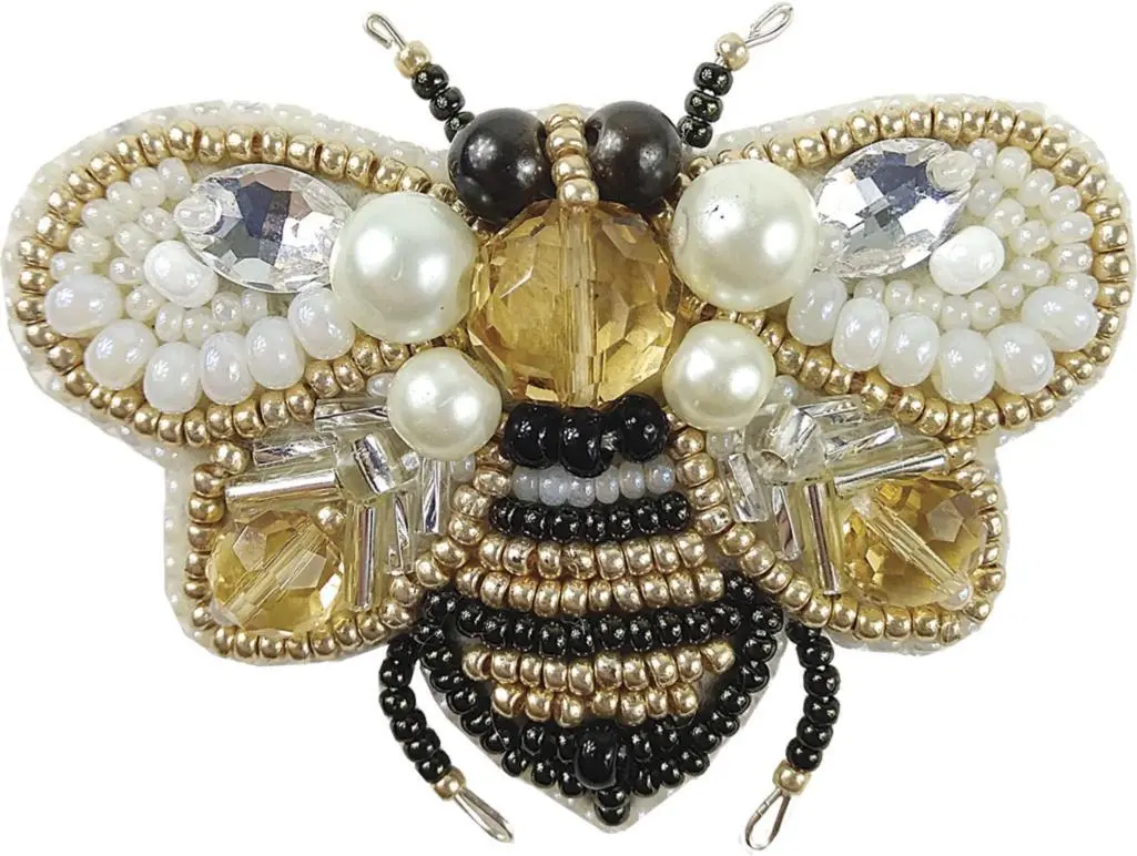 БП-221 Набір для виготовлення брошки Crystal Art Бджілка