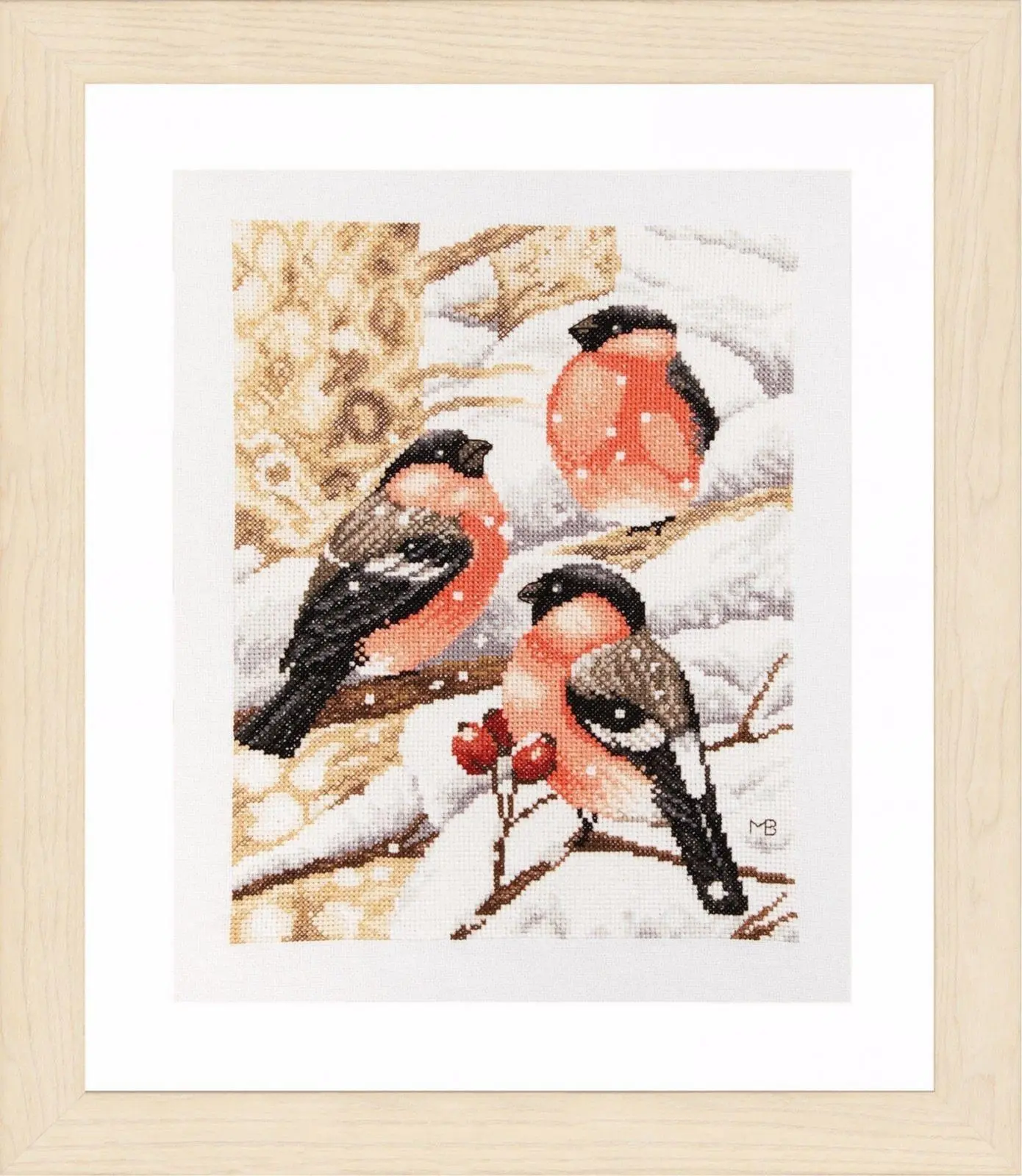 PN-0169675 Набір для вишивки хрестом LanArte Bullfinch Снігури