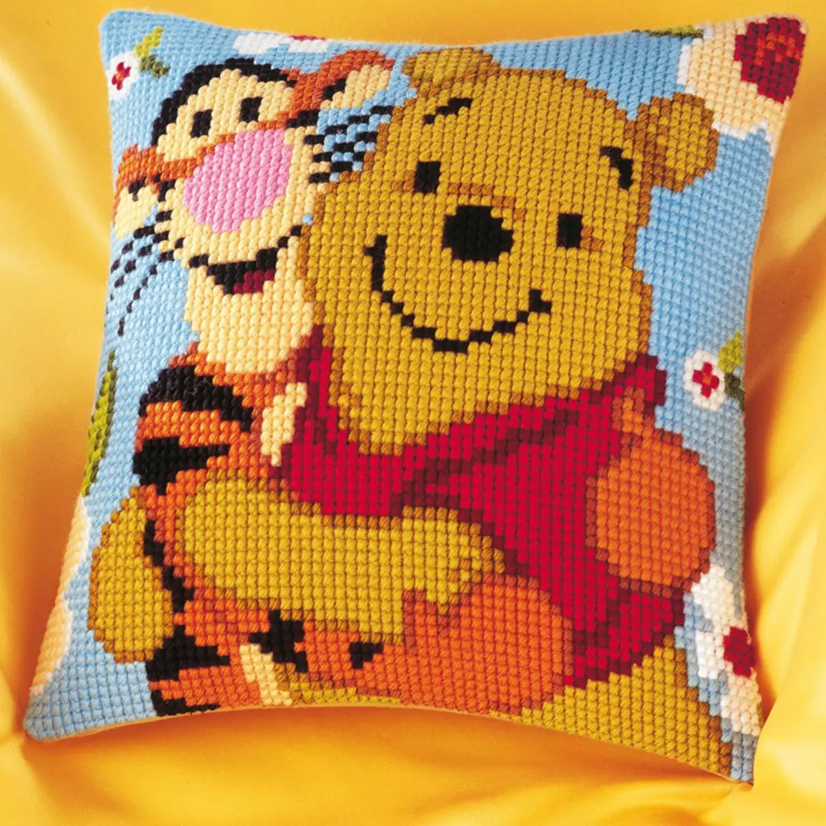 PN-0014595 Набір для вишивання хрестом (подушка) Vervaco Disney Winnie  Tigger