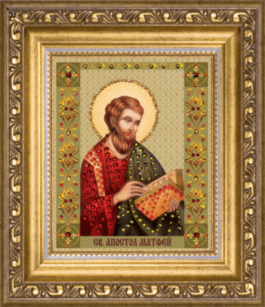 Набір картина стразами Чарівна Мить КС-108 Ікона святого апостола Матфея
