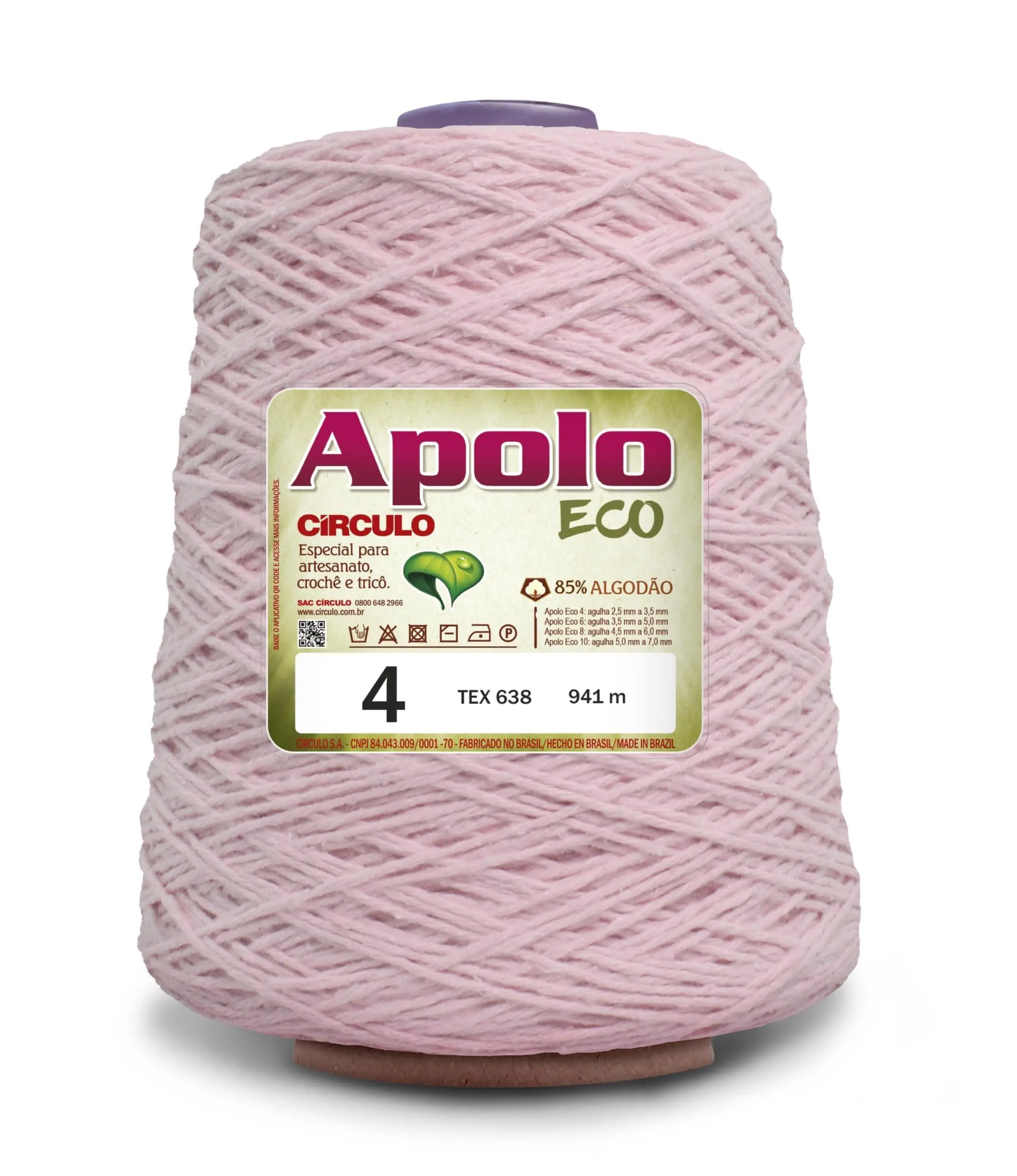 3526 APOLO ECO 4 (85% бавовна, 15% волокна, 600гр, 940м 1шт)