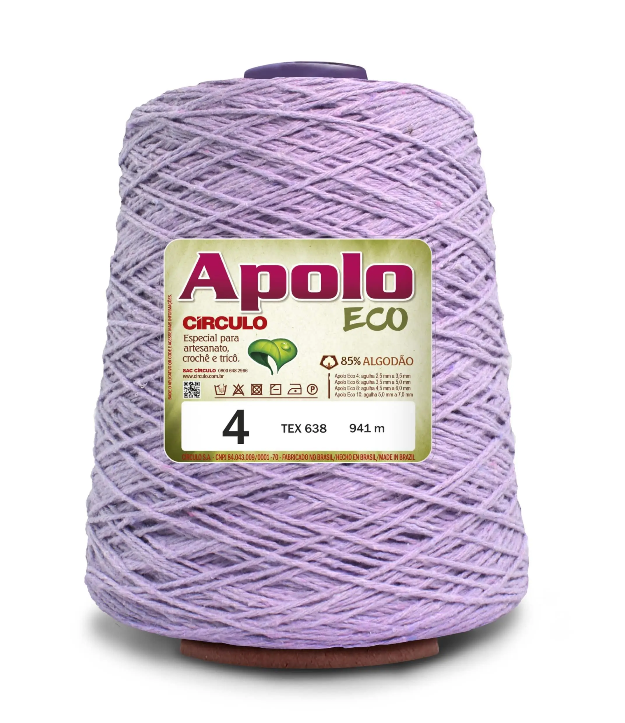 6057 APOLO ECO 4 (85% бавовна, 15% волокна, 600гр, 940м 1шт)