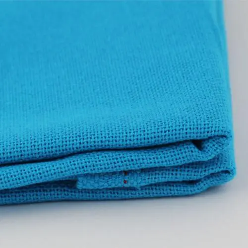 Тканина для вишивання (домоткане полотно №30), 21 блакитна, 100% бавовна, ширина 1,50м, Коломия