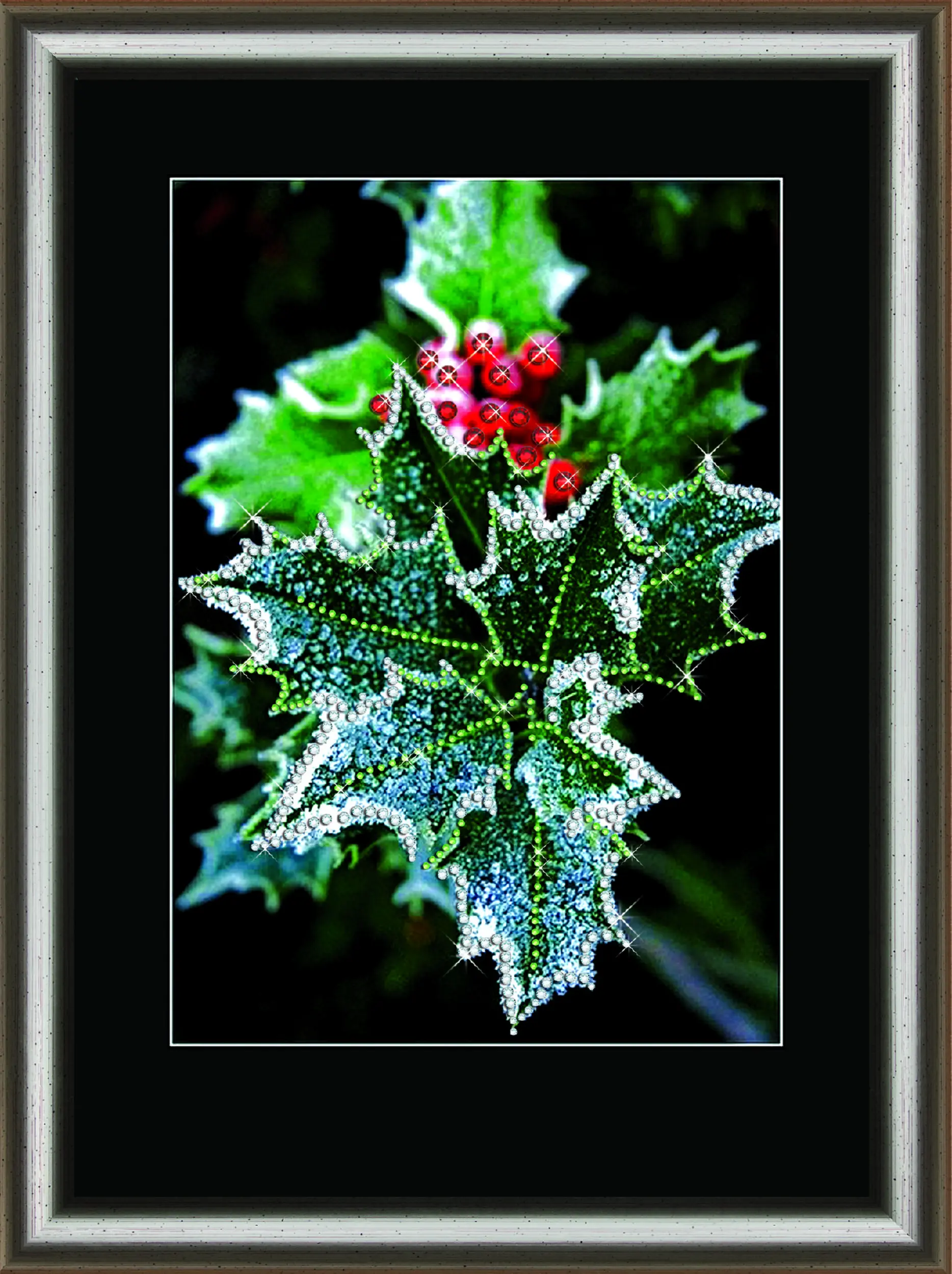 Набір картина стразами Crystal Art КС-1076 Зимові ягоди