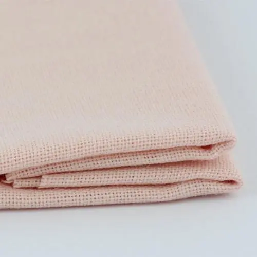 Тканина для вишивання (домоткане полотно №30), 11 світло-рожевий, 100% бавовна, (50х50см), Коломия