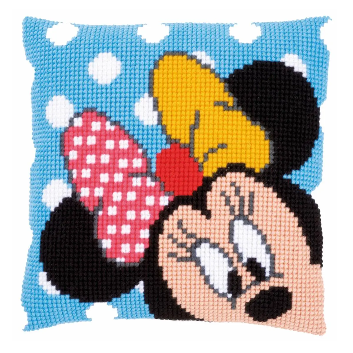 PN-0167234 Набір для вишивання хрестом (подушка) Vervaco Disney Minnie Peek-a-boo