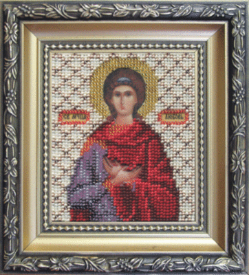 Набір для вишивання бісером Чарівна Мить Б-1064 Ікона свята мучениця Любов
