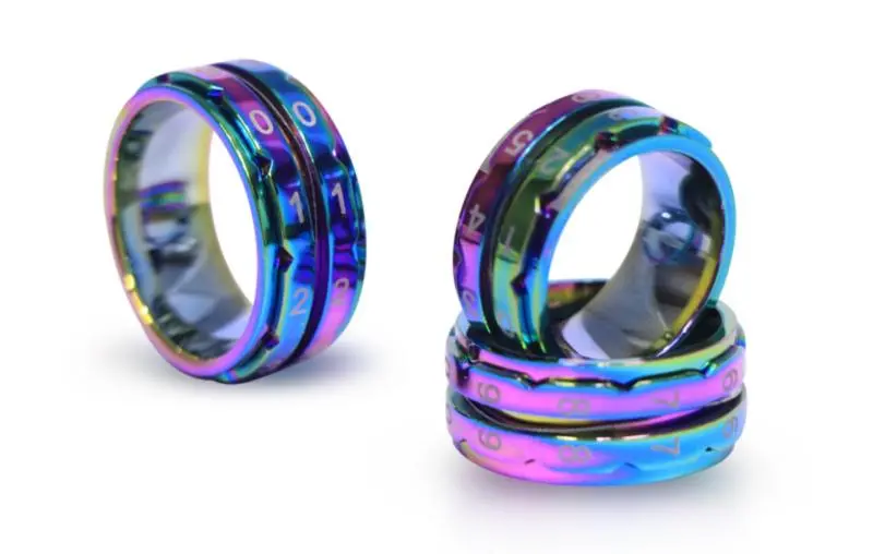 10435 Лічильник рядів Size11 (20.6 мм Inner ID) Rainbow Row Counters Rings KnitPro