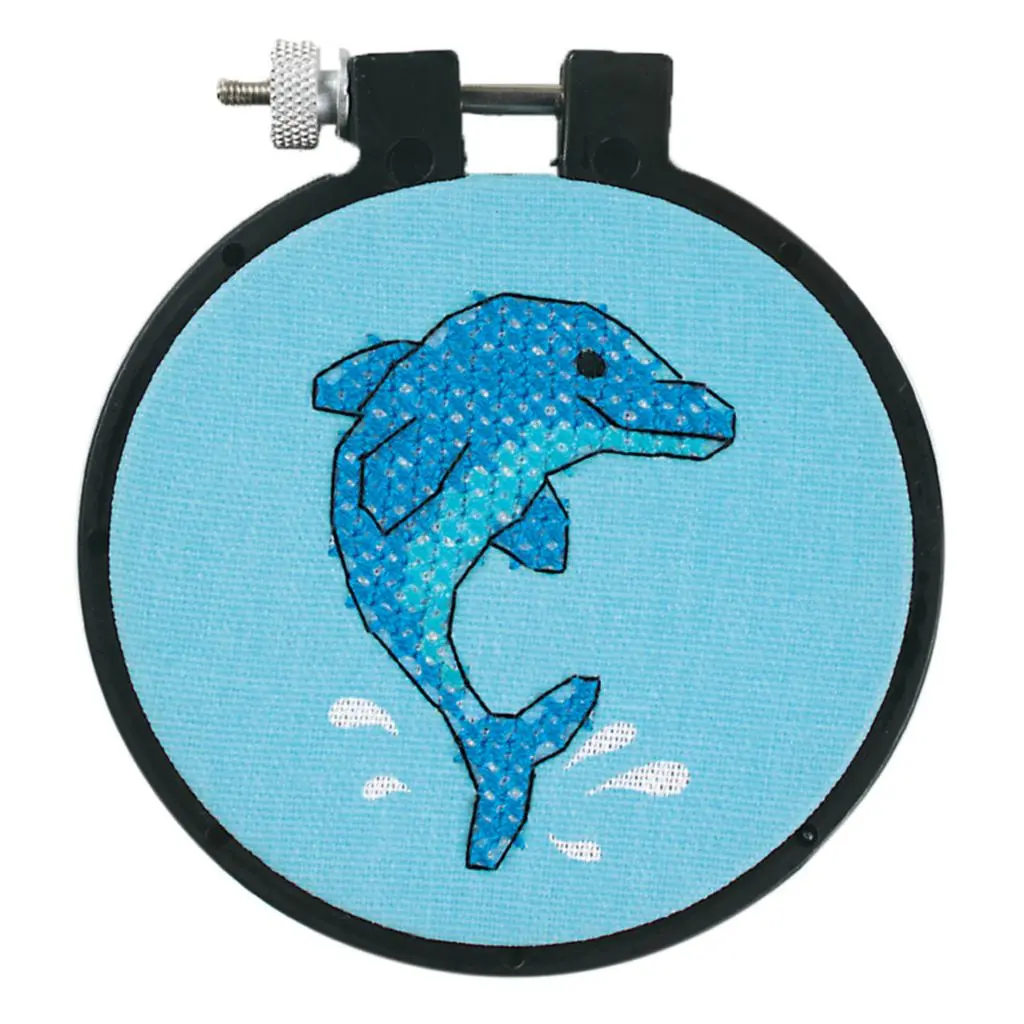 72533 Набір для вишивання хрестом DIMENSIONS Dolphin Delight Дельфін