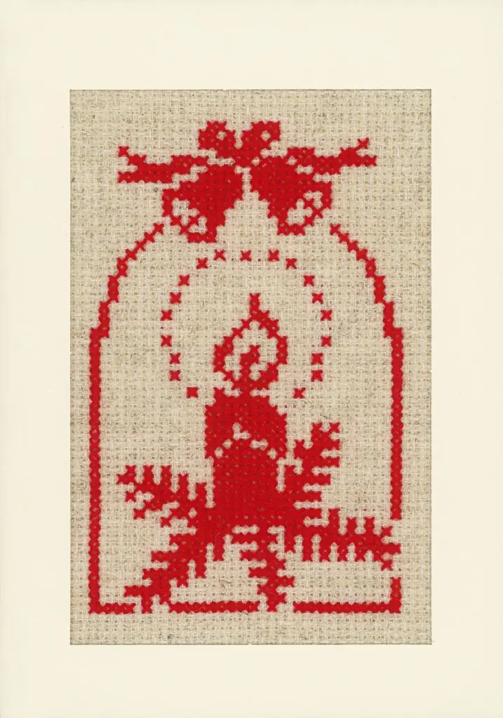 PN-0021444 Набір для вишивання хрестом (листівки) Vervaco Jingle bells Дзвіночки