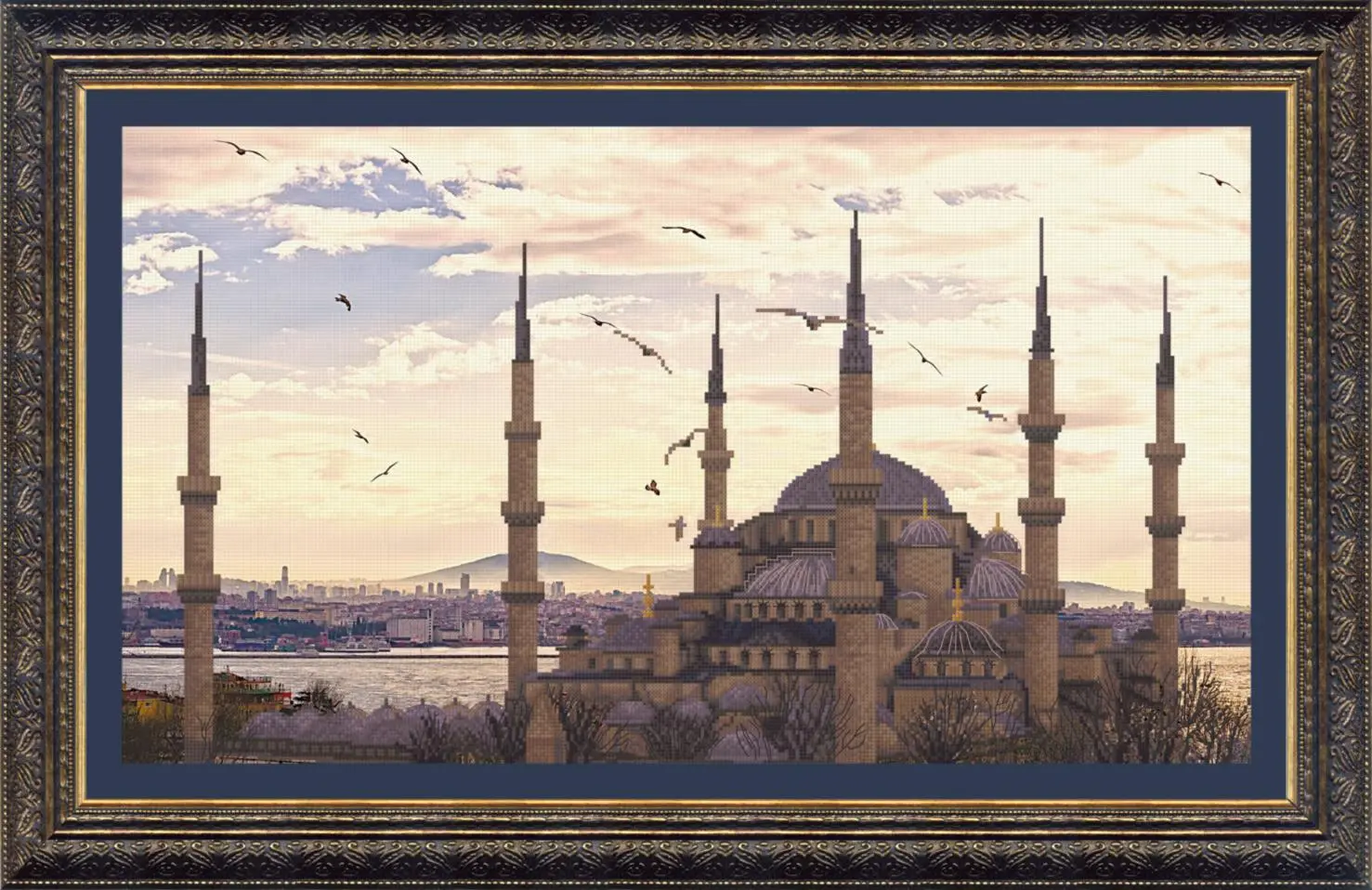 ВТ-516 Набір для часткової вишивки хрестиком Crystal Art Мечеть Султанахмет