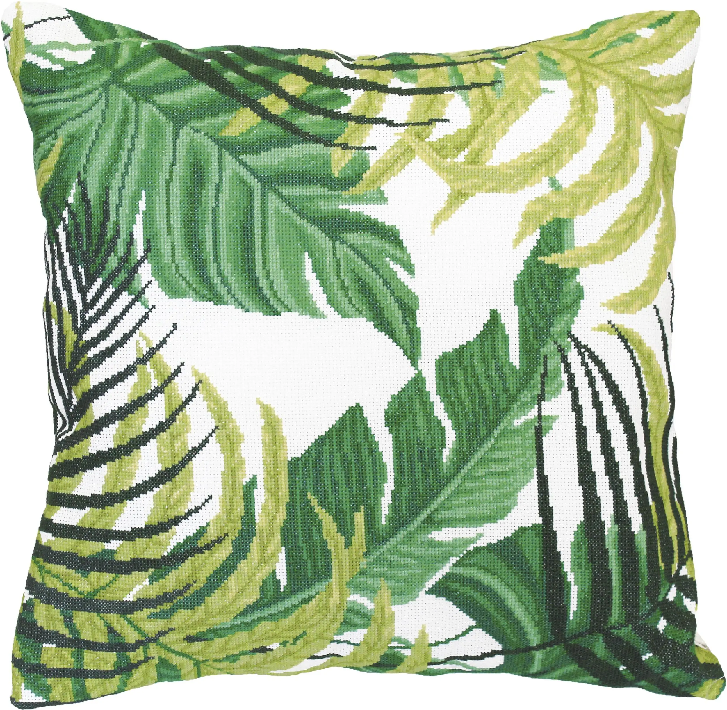 ВТ-198 Набір для вишивання подушки хрестиком Crystal Art Серія Тропічне листя