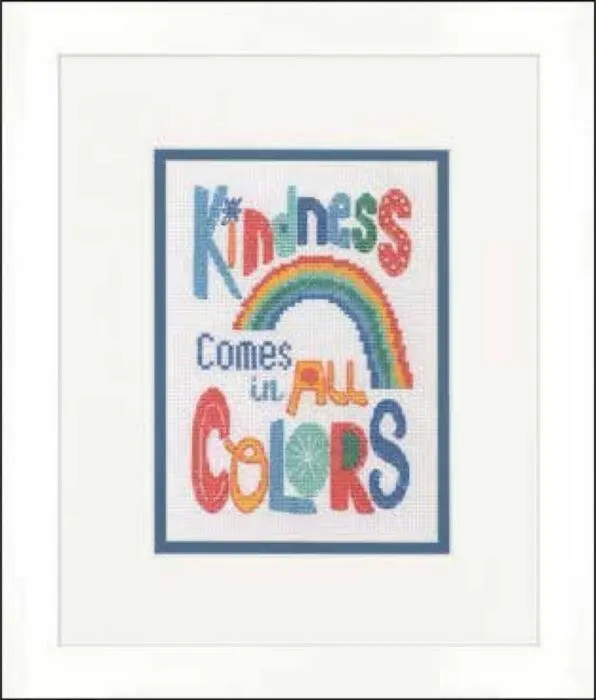 70-65216 Набор для вышивания крестом «Kindness colors/ Цвета доброты» DIMENSIONS