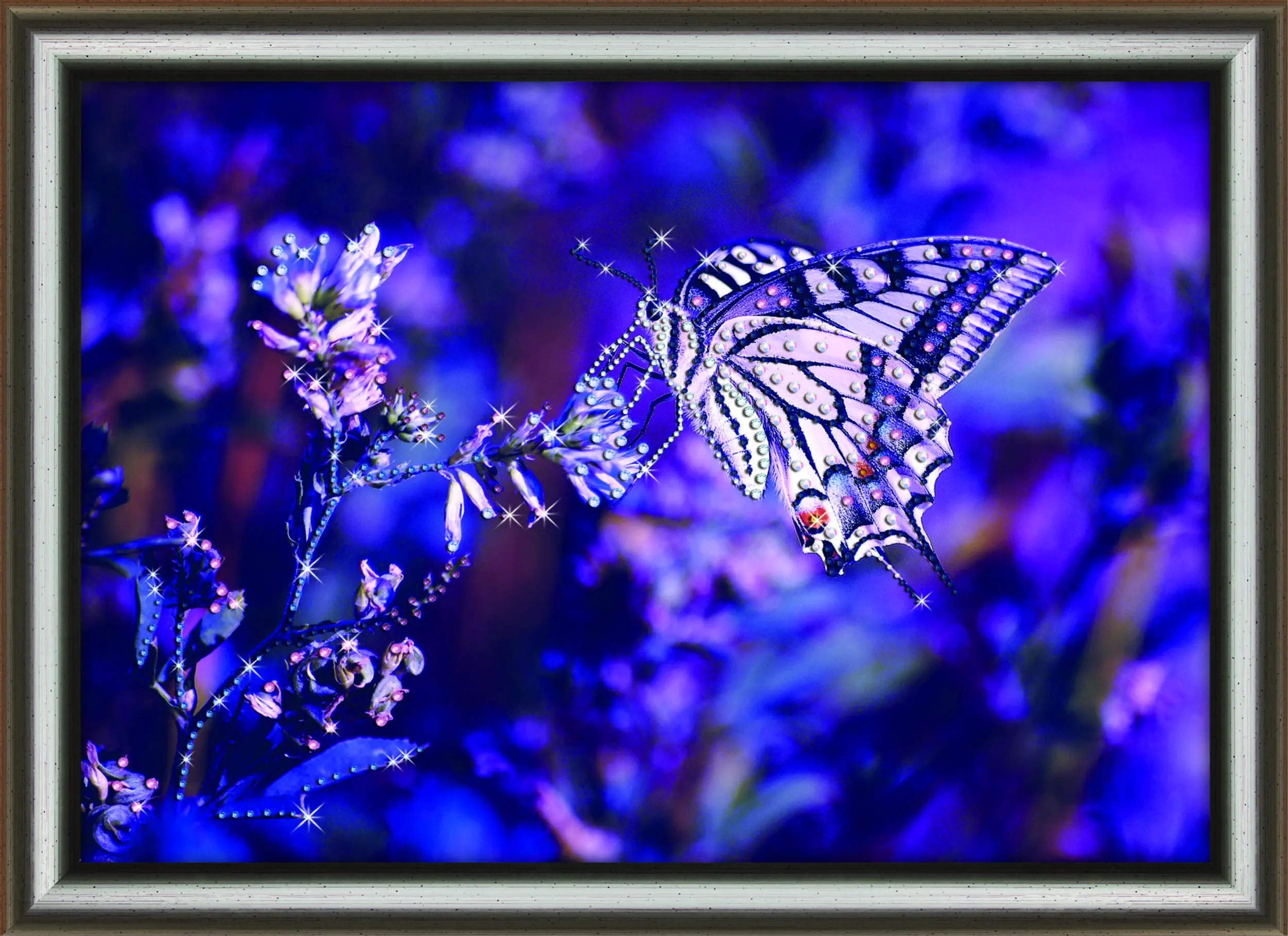 Набір картина стразами Crystal Art КС-1017 Ніжний метелик
