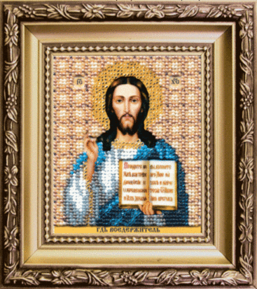 Набір для вишивання бісером Чарівна Мить Б-1173 Ікона Господа Ісуса Христа