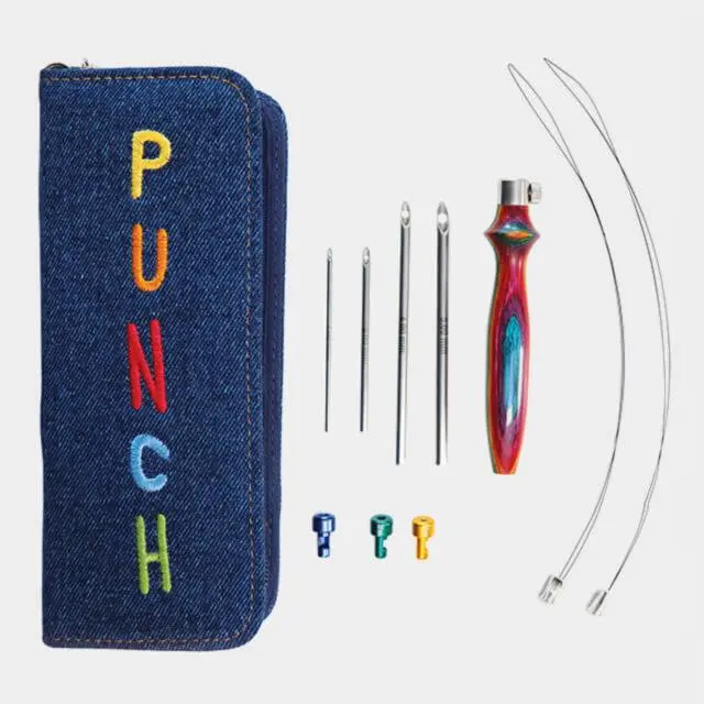 21001 Набір інструментів для килимової вишивки The Vibrant Punch Kit, KnitPro