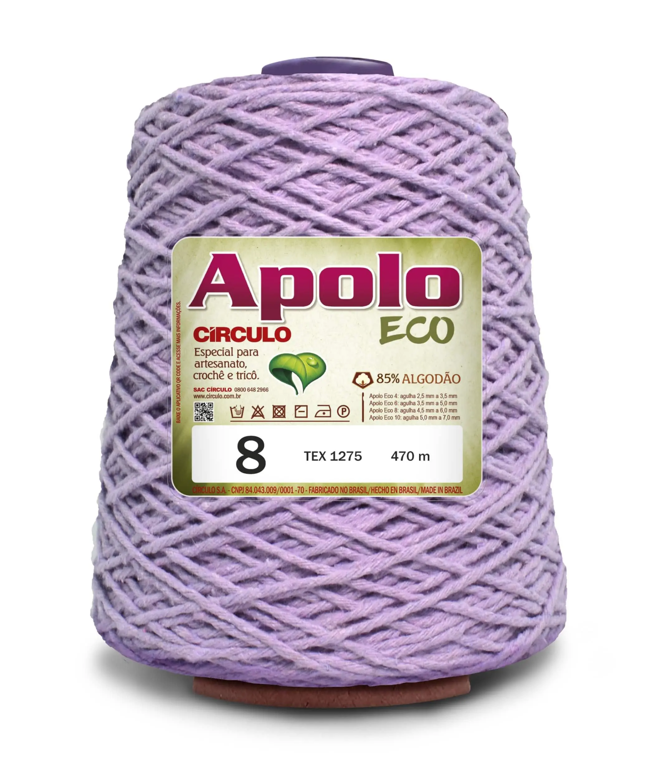 6057 APOLO ECO 8 (85% бавовна, 15% волокна, 600гр, 470м 1шт)