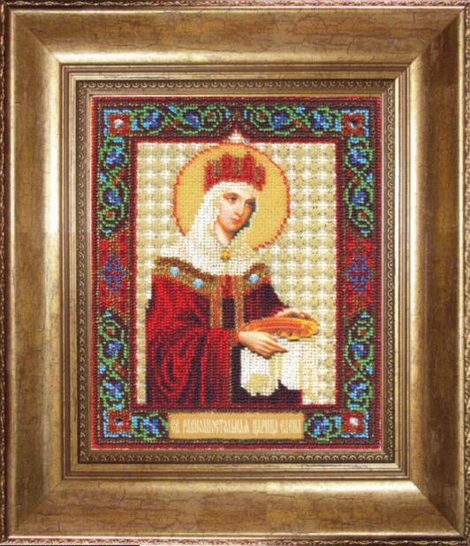 Набір для вишивання бісером Чарівна Мить Б-1196 Ікона святая рівноапостольна цариця Олена