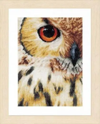 PN-0157518 Набір для вишивання хрестом LanArte Owl Сова