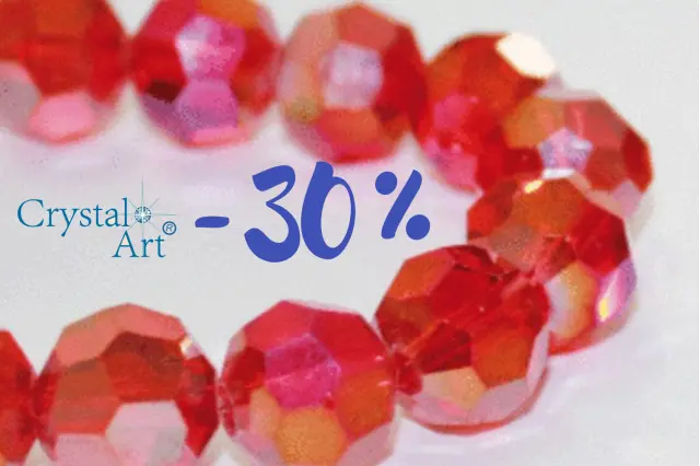 Знижка на намистини Crystal Art -30%