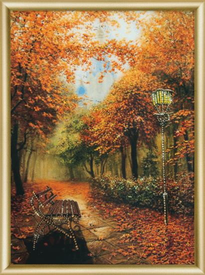Набір картина стразами Чарівна Мить КС-095 Золота осінь