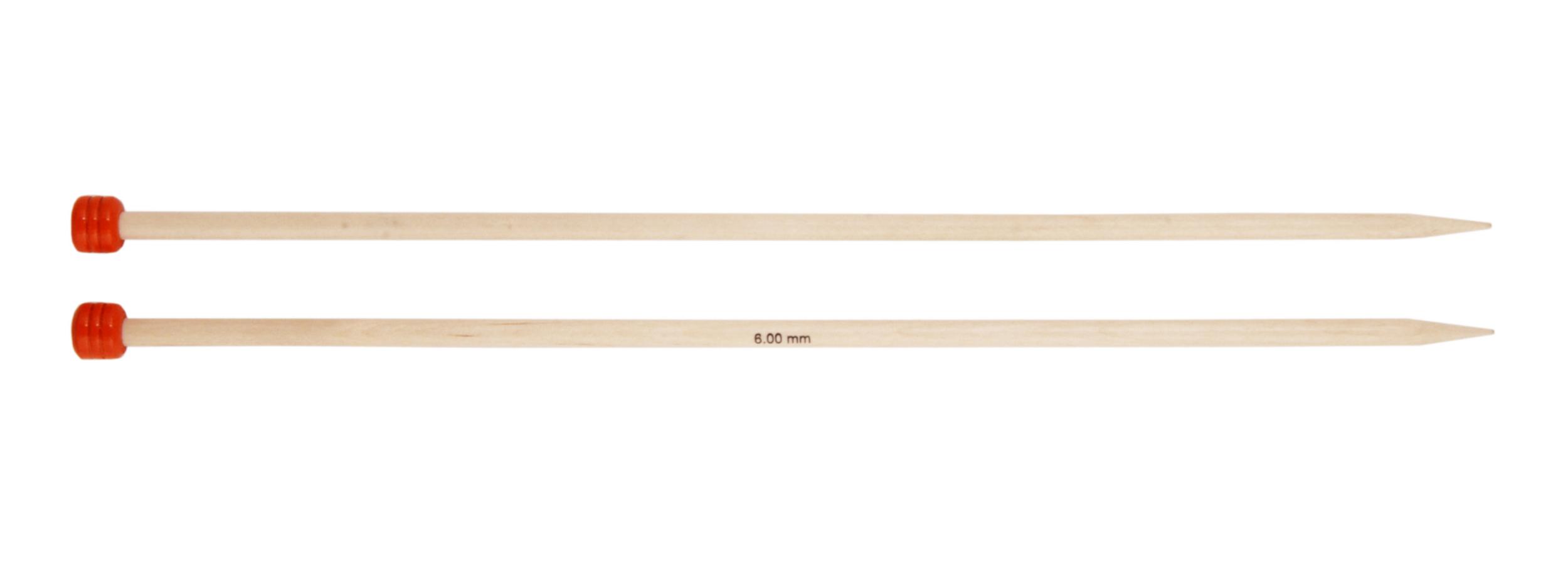 35249 Спиці прямі Basix Birch Wood KnitPro, 30 см, 8.00 мм