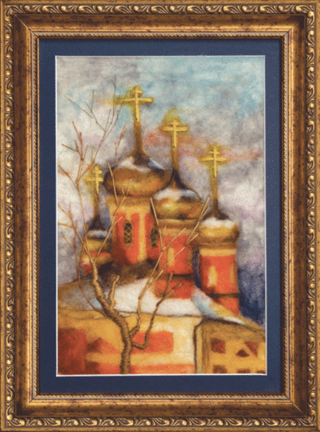 Набір для валяння картини Чарівна Мить В-90 Зимове сяйво