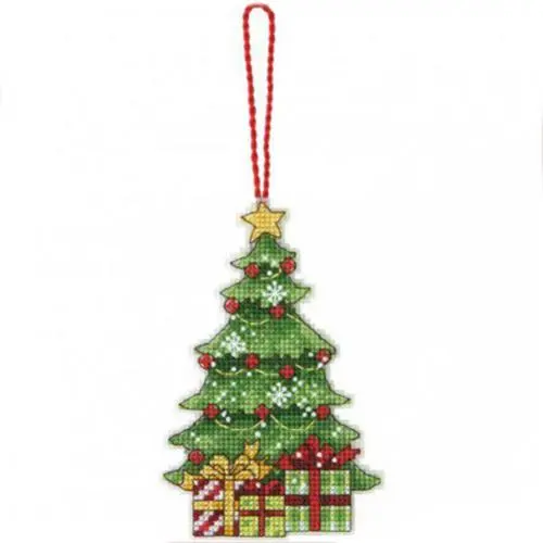 70-08898 Набір для вишивання хрестом DIMENSIONS Tree Christmas Ornament Різдвяна прикраса Ялинка