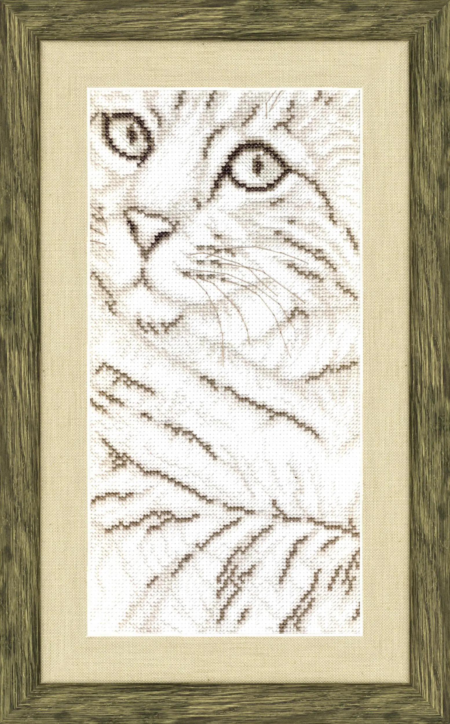Набір для вишивання хрестиком Чарівна Мить Чарівна Мить М-246 Портрет кота