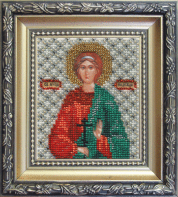 Набір для вишивання бісером Чарівна Мить Б-1059 Ікона свята мучениця Надія